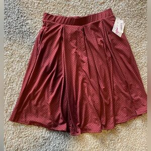 LuLaRoe Burgundy Skirt